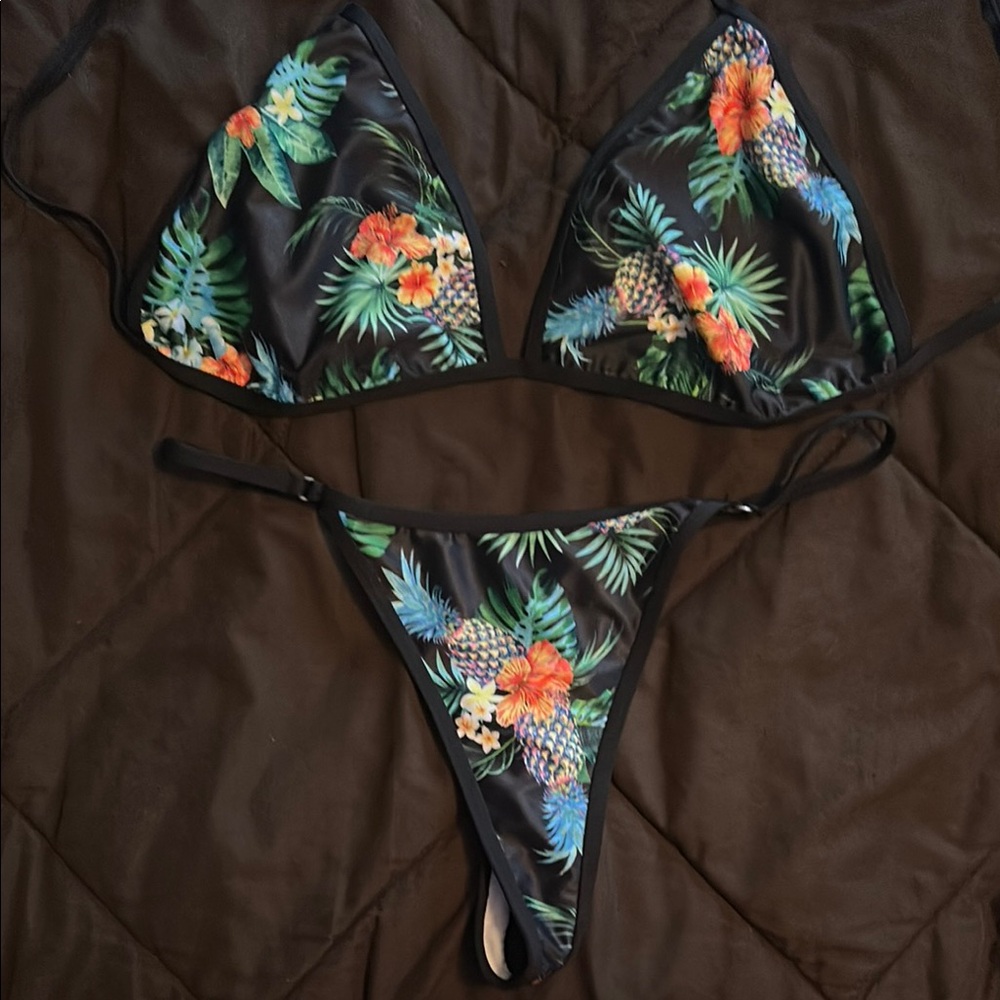 Tropical Floral Bikini Set